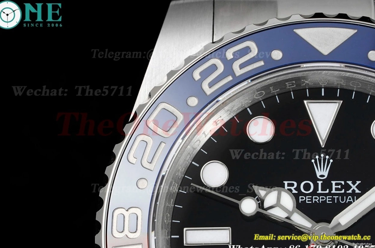 II Oys Cer Master GMT GMF 904L Blue V6 Red VR3285 Pepsi 126710 0319